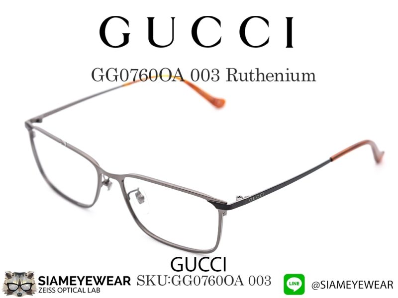 Gucci GG0760OA 003 Metal Ruthenium - 3