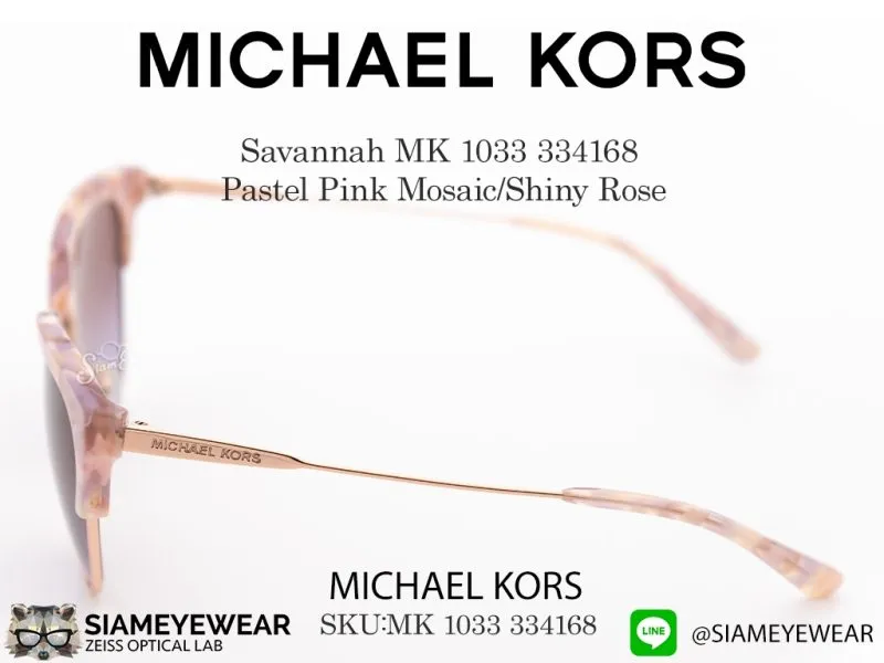 MICHAEL KORS Savannah MK 1033 334168 Pastel Pink Mosaic/Shiny Rose - 5