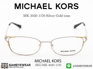 MICHAEL KORS MK 3020 1176 Silver Gold tone