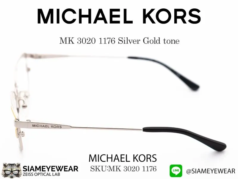 MICHAEL KORS MK 3020 1176 Silver Gold tone - 5