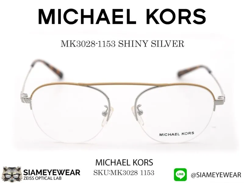 MICHAEL KORS Casablanca MK3028 1153 SHINY SILVER - 2
