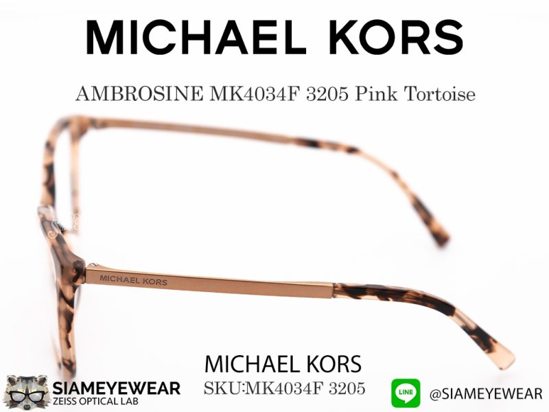 MICHAEL KORS AMBROSINE MK4034F 3205 Pink Tortoise - 5