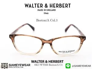 แว่น Walter&Herbert Optic Beeton A Col.3 แว่นตาแท้