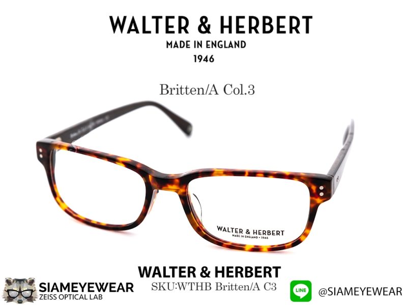Walter&Herbert Optic Britten A Col.3 Black Havana - 2