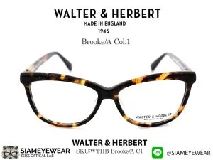 แว่น Walter&Herbert Optic Brooke A Col.1 Havana แว่นตาแท้