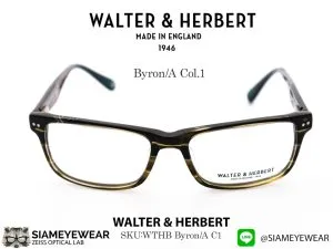 แว่น Walter&Herbert Optic Byron A Col.1 แว่นตาแท้