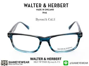 แว่น Walter&Herbert Optic Byron A Col.3 Blue แว่นตาแท้