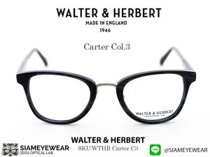 แว่น Walter&Herbert Optic Carter Col.3 Dark blue แว่นตาแท้