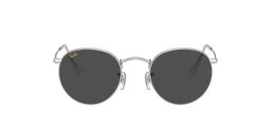 Rayban RB3447 9198B1 Round Metal Gunmetal/Dark Grey