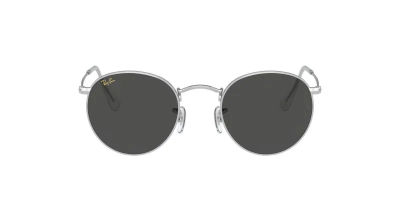 456_1763259491_1507 แว่นกันแดด Rayban RB3447 9198B1 Round Metal Gunmetal/Dark Grey แว่น Rayban แท้