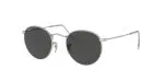 456_1763259492_9794 Rayban RB3447 9198B1 Round Metal Gunmetal/Dark Grey - 2