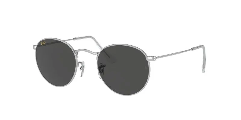 Rayban RB3447 9198B1 Round Metal Gunmetal/Dark Grey - 2