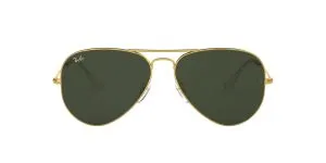 แว่นกันแดด Rayban Aviator RB3025 001 Gold/G15 62mm แว่น Rayban แท้