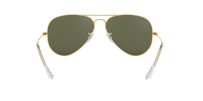 Rayban RB3025 001/58 Aviator Gold/G15 polarized - 4