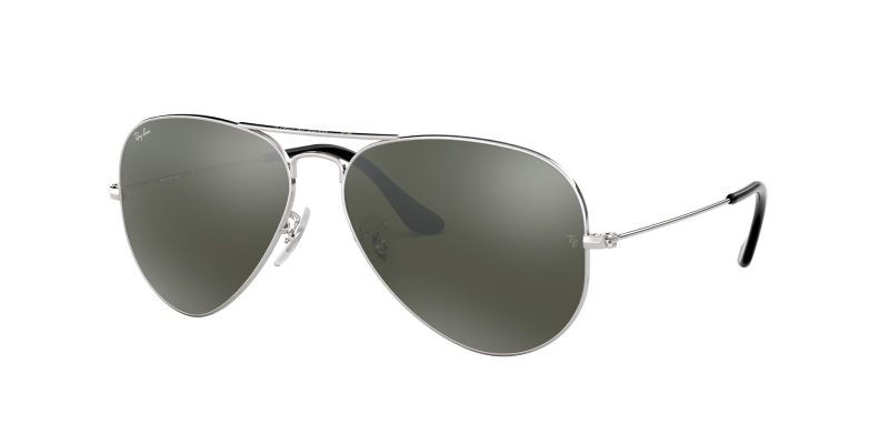 Rayban RB3025 W3277 Aviator Silver/Grey mirror - 2