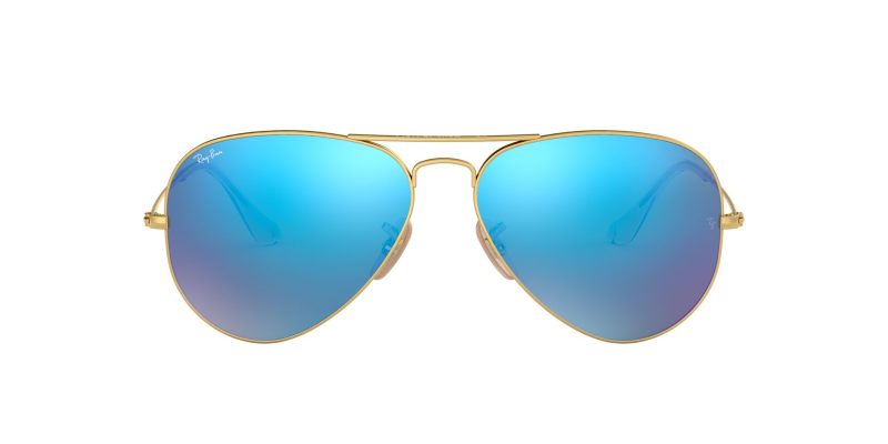 Rayban RB3025 112/17 Aviator Gold/Blue Flash