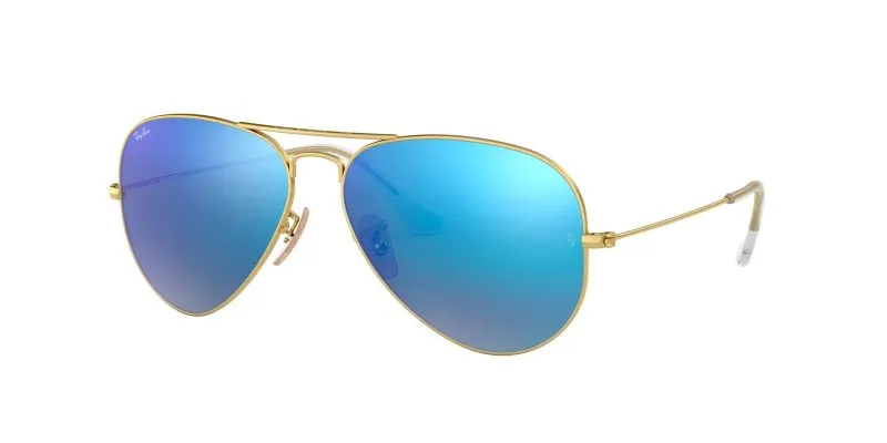 Rayban RB3025 112/17 Aviator Gold/Blue Flash - 2