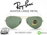 467_1763259513_4672 แว่นกันแดด Rayban RB3025 L0205 Aviator Gold/G15 แว่น Rayban แท้