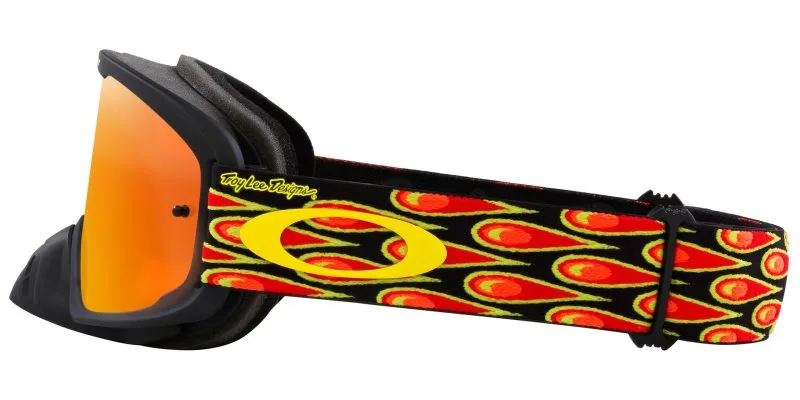 Oakley Goggle Troy Lee design O Frame Pro 2.0 MX OO7115-50 Black Bubbles/Fire Iridium - 4