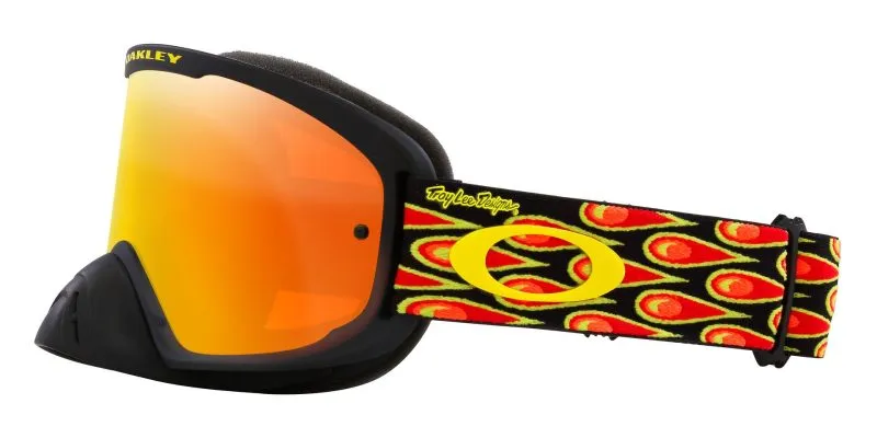 Oakley Goggle Troy Lee design O Frame Pro 2.0 MX OO7115-50 Black Bubbles/Fire Iridium - 3