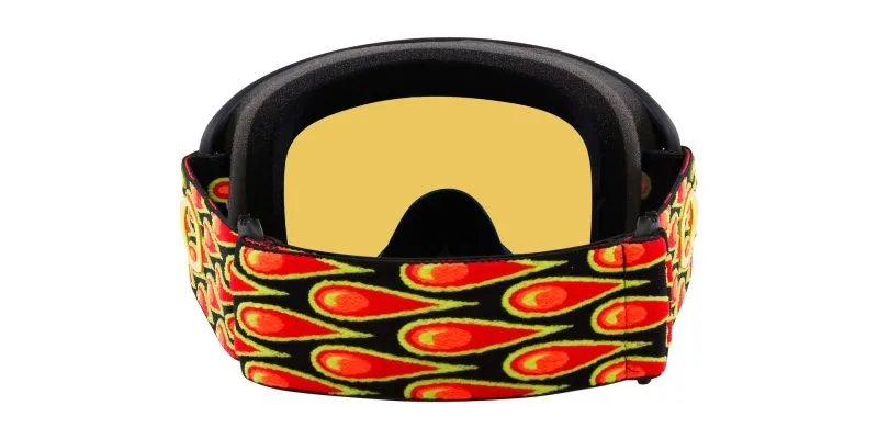 Oakley Goggle Troy Lee design O Frame Pro 2.0 MX OO7115-50 Black Bubbles/Fire Iridium - 5