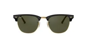 แว่นกันแดด Rayban Clubmaster RB3016 W0365 49mm Black/G15 แว่น Rayban แท้