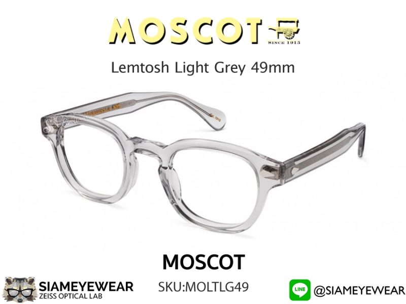 Moscot Lemtosh 49 Light Grey