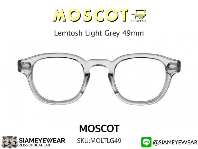 Moscot Lemtosh 49 Light Grey - 3