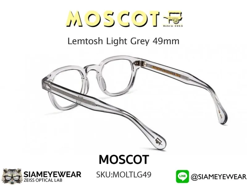 Moscot Lemtosh 49 Light Grey - 5