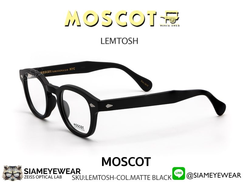 Moscot Lemtosh 49 Matte Black - 2