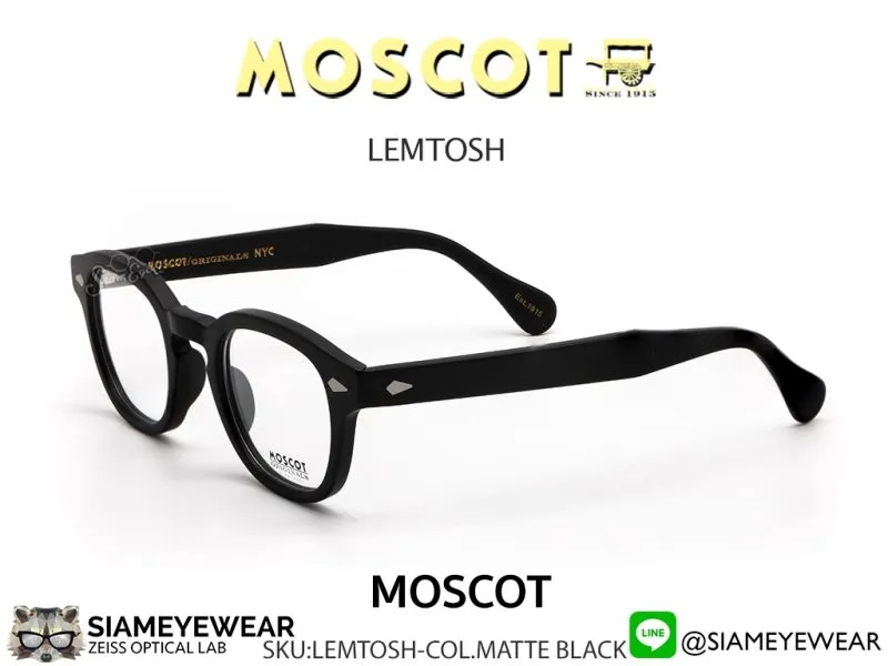 Moscot Lemtosh 49 Matte Black - 2