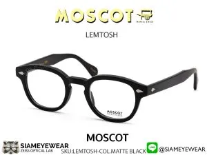แว่น Moscot Lemtosh 49 Matte Black แว่นตา Moscot แท้