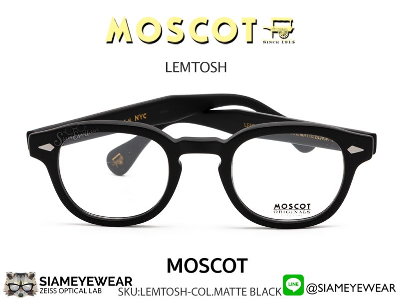 Moscot Lemtosh 49 Matte Black - 6