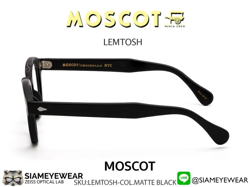 Moscot Lemtosh 49 Matte Black - 4