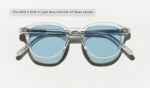 Moscot Vantz Sun 50 Light Grey/Blue