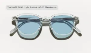 แว่นกันแดด Moscot Vantz Sun 50 Light Grey/Blue แว่น Moscot แท้