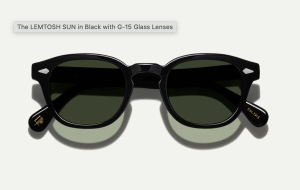 Moscot Lemtosh Sun 49 Black/G15