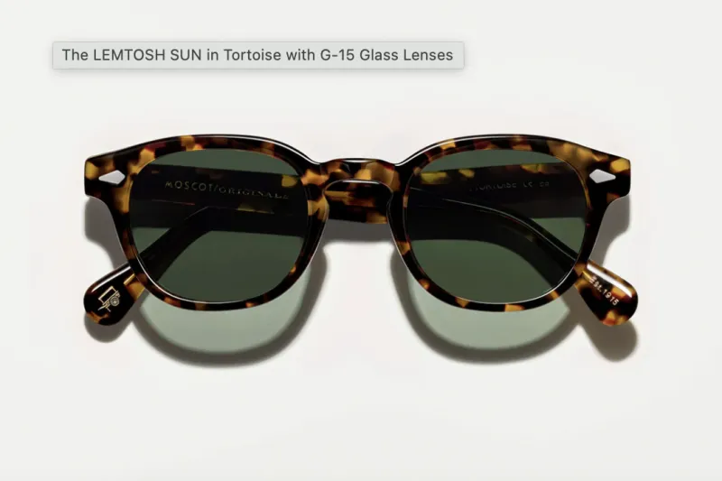 518_1763259567_3062 แว่นกันแดด Moscot Lemtosh Sun 49 Tortoise/G15 แว่น Moscot แท้