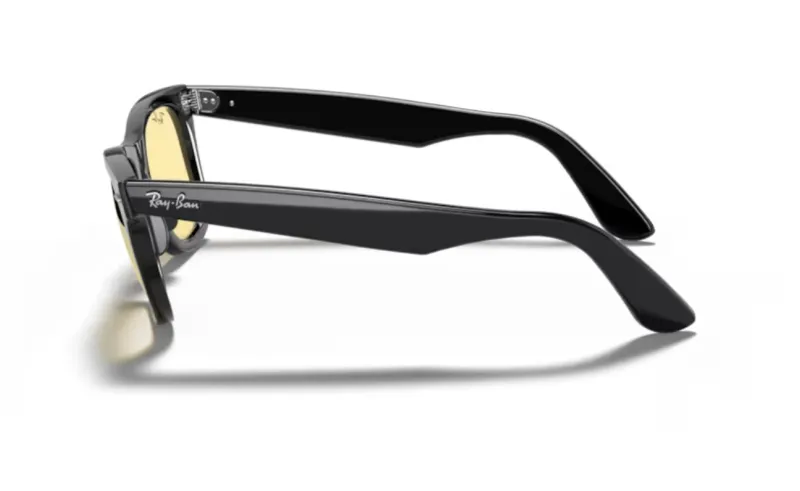 Rayban Wayfarer RB2140F 901/R6 Black/Yellow - 2