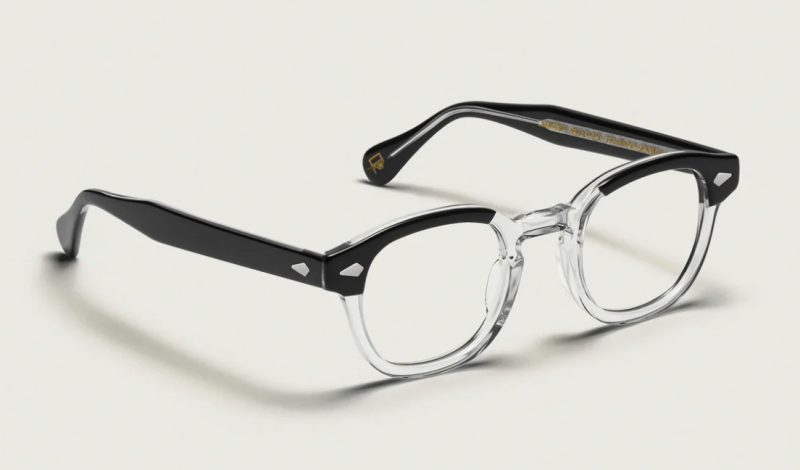 Moscot Lemtosh 49 Black Crystal - 2