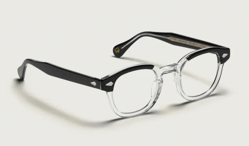 Moscot Lemtosh 49 Black Crystal - 2