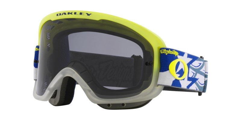 Oakley Goggle Troy Lee design O Frame Pro 2.0 MTB OO7117-20 Blue Wings/Dark Grey