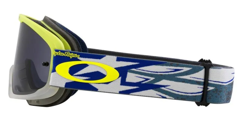 Oakley Goggle Troy Lee design O Frame Pro 2.0 MTB OO7117-20 Blue Wings/Dark Grey - 4