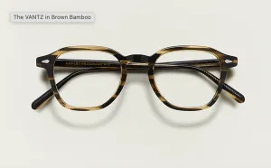 แว่น Moscot Vantz 50 Brown Bamboo แว่นตา Moscot แท้