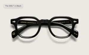 แว่น Moscot Dolt 46 Black แว่นตา Moscot แท้