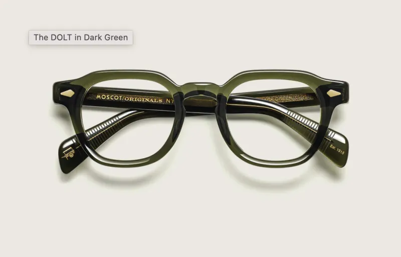 547_1763259599_8359 แว่น Moscot Dolt 46 Dark Green แว่นตา Moscot แท้