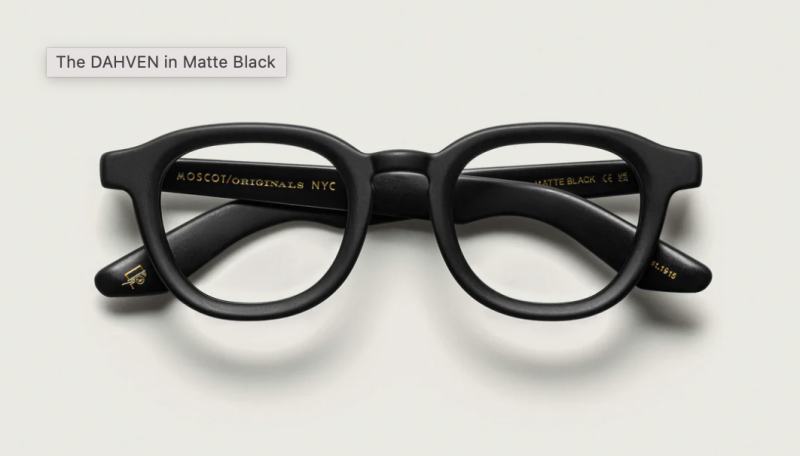 548_1763259600_2699 Moscot Dahven 47 Matte Black