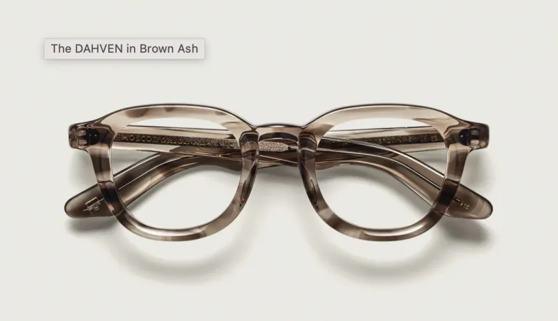 แว่น Moscot Dahven 47 Brown Ash แว่นตา Moscot แท้