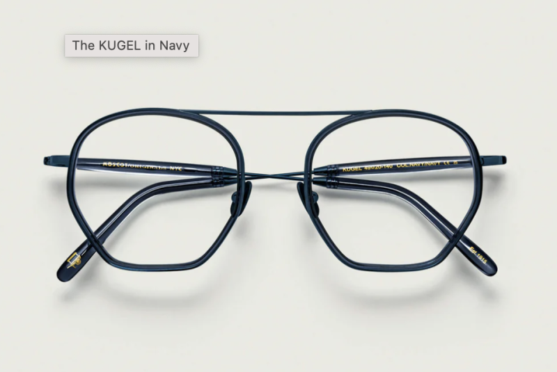 Moscot Kugel 49 Navy