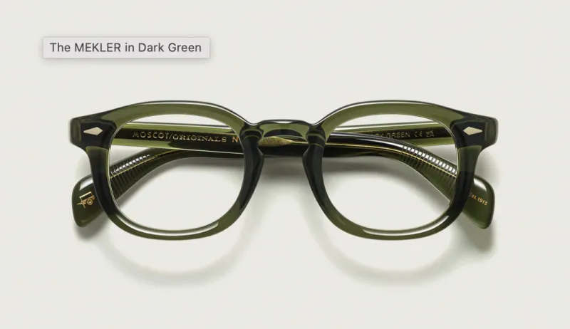 555_1763259606_1992 แว่น Moscot Mekler 49 Dark Green แว่นตา Moscot แท้